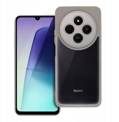 Силиконска маска Variete за Xiaomi Redmi 14C, транспарентна, рабови од TPU во боја