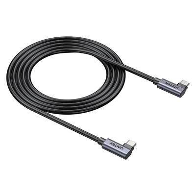 Кабел за полнење Unitek USB-C во USB-C, 1m, 100W 5A, сив
