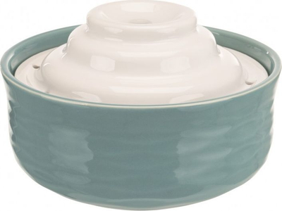 Shatërvan uji për mace Trixie Vital Falls, 1.5 L, i gjelbër/bardhë
