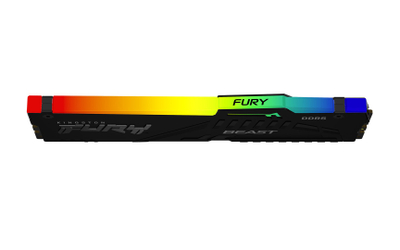 RAM Kingston Fury Beast RGB DDR5, 32GB, 5600MHz, CL36, e zezë