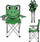 Karrige turistike për fëmijë NILS NC3007 Frog, ngarkesë 50kg, me mbështetëse krahësh, jeshile