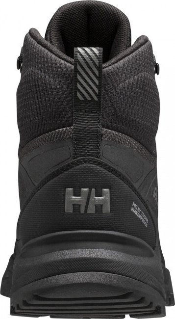 Këpucë trekking Helly Hansen Cascade Mid Helly Tech, për burra, të papërshkueshme nga uji, të zeza