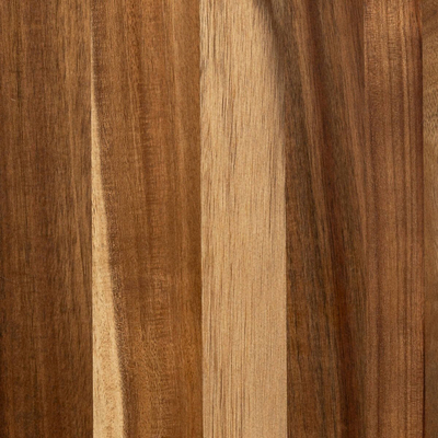 Pjatë rrotulluese për servirje Acacia, diametër 50cm, dru akacie, kafe natyrale