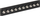 Panel shpërndarës DELTA G-10F/R, 10 porta F, për kabinet RACK, i zi