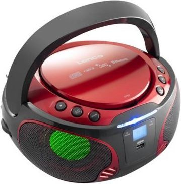 Radio Lenco, CD, Bluetooth, i kuq