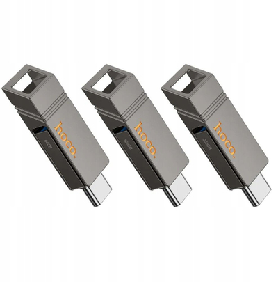 USB Hoco UD14, 128GB, USB 3.2, gri