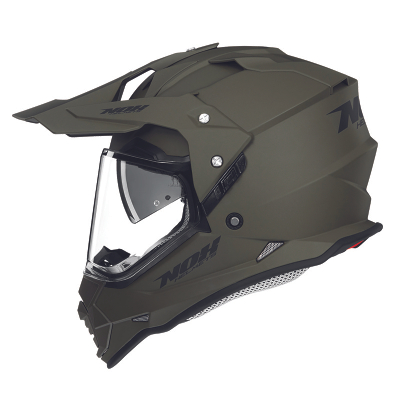 Helmetë motori Nox N312, polikarbonat, ajrosje e mirë, e zezë