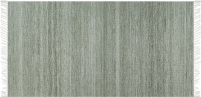 Tapet Beliani MALHIA, 80x150 cm, fibra sintetike, jeshile e çelët