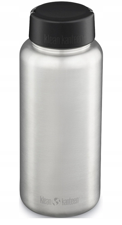 Shishe uji Klean Kanteen Wide, 40 oz, çelik inox, me kapak unaze