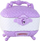 Set lodër grimi Leantoys Purple Beauty Suitcase, me valixhe, për kalamaj, vjollcë
