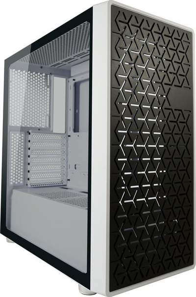 Kutia PC gaming LC-Power 714W GacruxX, Midi Tower, ATX, e zezë e bardhë