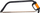 Sharrë hark Black+Decker Bow Saw, 61 cm, me dorezë komode, ngjyrë e zezë me portokalli
