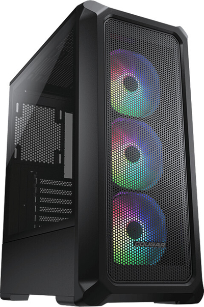 Kasë Cougar Archon 2 RGB Mesh, TG, e zezë