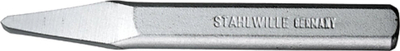 Daltë kryq Stahlwille Cross Chisel 70040005, çelik krom‑vanadium, ovale, ngjyrë argjendi