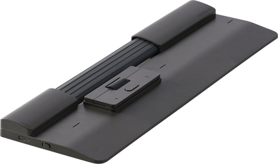 Maus ergonomik Contour Design SliderMouse Pro me kabëll, me mbështetëse të hollë për kyçin e dorës, gri e çelët