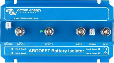 Ndarës baterish Victron Energy Argofet 200-3, 3 dalje, 200A, blu