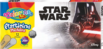 Plastelinë Patio Kids Star Wars, 12 copë, shumëngjyrëshe