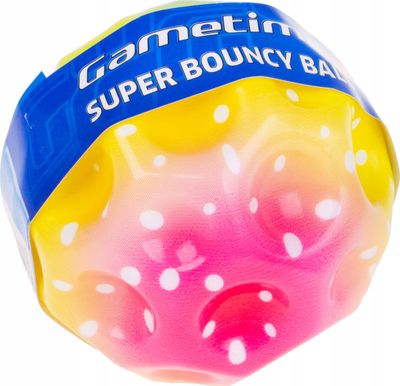 Top lodre Sombo Bouncing Ball, 7cm, shumëngjyrësh, set me 12 copë