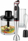 Blender zhytës Polaris PHB 0859, 850W, me set aksesorësh, i zi me të kuqe