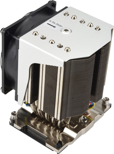 Ftohës CPU Supermicro SNK-P0071APS4, aktiv 4U, për serverin SYS-5049A-T, ngjyrë argjendi