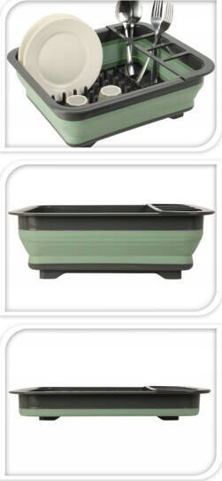 Склоплив сушач Special Camping, 37x28x12cm, пренослив, сив