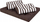 Jastëkë për mobilje palete HobbyGarden LEO, set 120x80cm, 2 mbështetëse, gri