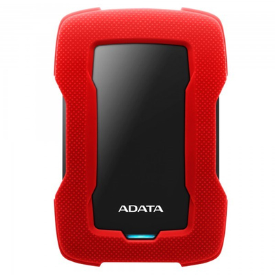 Hard disk i jashtëm ADATA HD330, 2TB, USB 3.1, zi kuqe