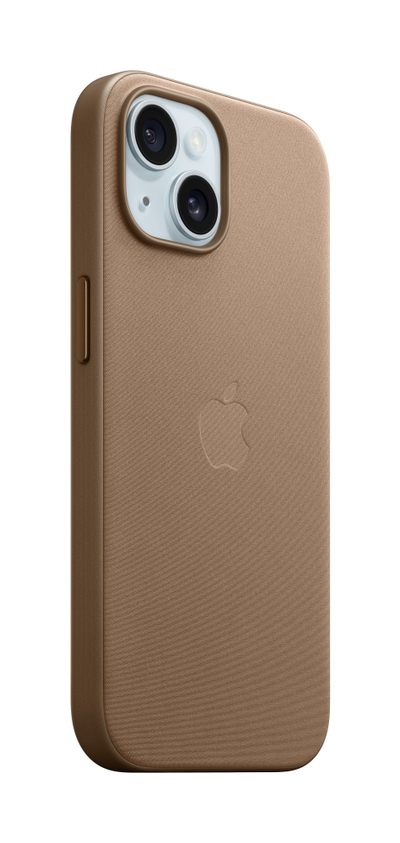 Маск Apple за iPhone 15 FineWoven Case со MagSafe, Taupe