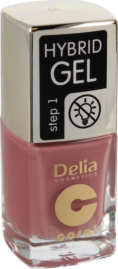 Set manikyri Delia Nail Coral Hybrid Gel 44, 11ml, coral