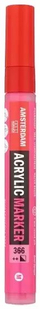 Marker akrilik Amsterdam 3-4mm, rezistent ndaj ujit, rozë