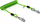 Litar sigurie për vegla Never Let Go Coil Tether, 0.14 deri 2.1 m, 3 kg, jeshil