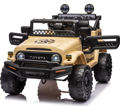 Makina elektrike për kalamoj Toyota FJ Cruiser, 4x4, me telekomandë, bezhë
