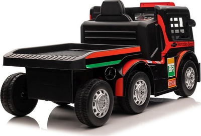 Makina elektrike për kalamoj Lean Cars Mercedes XMX622B, me gjysmërimorkio, ekran LCD, e kuqe