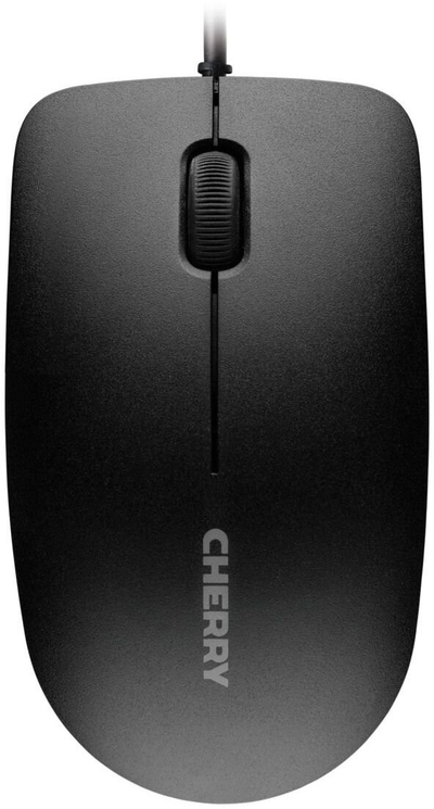 Set tastiere dhe mi Cherry DC 2000, me kabllo USB, për zyrë, i zi