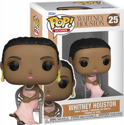 Figurinë koleksionuese Funko POP Icons Whitney Houston Debut Album, vinyl, shumëngjyrëshe