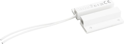 Detektor magnetik sipërfaqësor Satel K-1 2E, kontakt reed, 2EOL NC, i bardhë