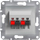 Prizë altoparlantësh dyfishe Schneider Electric Asfora EPH5700161, IP20, alumini