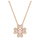 Qafore për femra Swarovski Idyllia 5674211, 45 cm, e artë/rozë