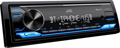 Radio veture JVC KDX-382BT, Bluetooth, USB, e zezë
