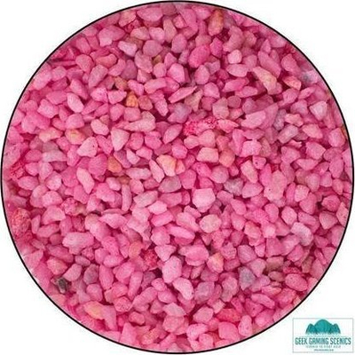 Gurë dekorativë GeekGaming Small Stones, 330 g, për miniatura, rozë