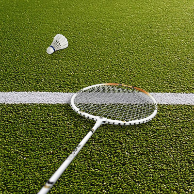 Raketë badminton Enero Pro 30, alumin, me mbulesë, e bardhë