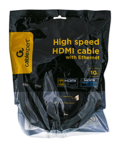 Kabull HDMI Gembird CCHDMI410M, 10m, HDMI 1.4 me Ethernet, i zi