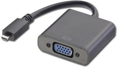 Përshtatës AV Lindy Micro HDMI në VGA, i zi