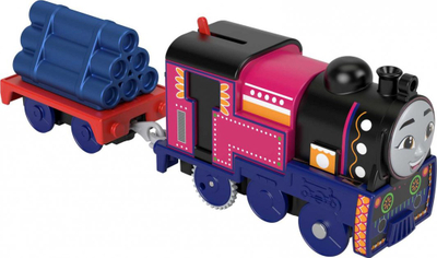 Lodër tren me motor Thomas &amp; Friends Ashima, me vagon, shumëngjyrësh