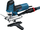 Sharrë orbitale Bosch GST 150 CE Professional, 780W, me rrymë, blu me të zezë