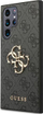 Mbrojtëse telefoni Guess Golden Logo për Samsung Galaxy S22 Ultra, hardcase, gri