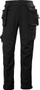 Pantallona pune Helly Hansen Magni Evo Construction, plot xhepa, me përforcim te gjunjët, të zeza