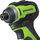 Vidëzues goditës me bateri Greenworks GD24D200, 24V, 300 Nm, i zi e jeshile