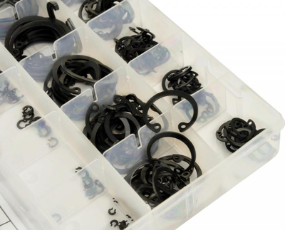 Set unaza mbajtëse GEKO, 300 copë, diametër 3-32 mm