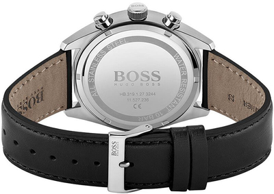 Orë dore për meshkuj Hugo Boss, e zezë